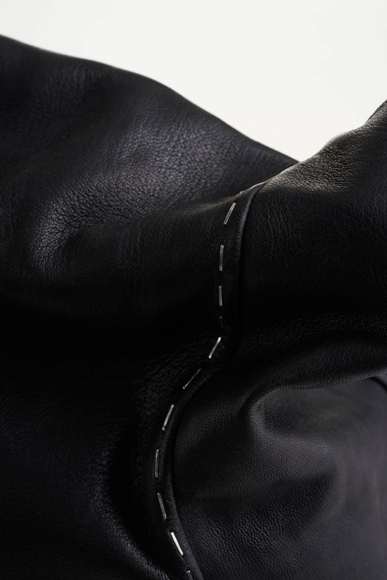 daniele basta leather and silver bags - kali foglie neck
